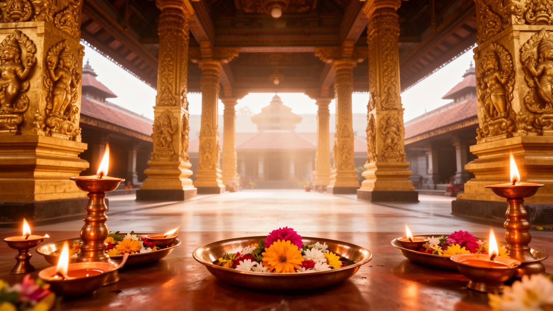 Sacred temples across Kerala and India